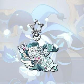 IMPORT Game Cookie Run: Kingdom Cosplay Keychain Acrylic Pendant Key Chain Keyring Kawaii Ornam