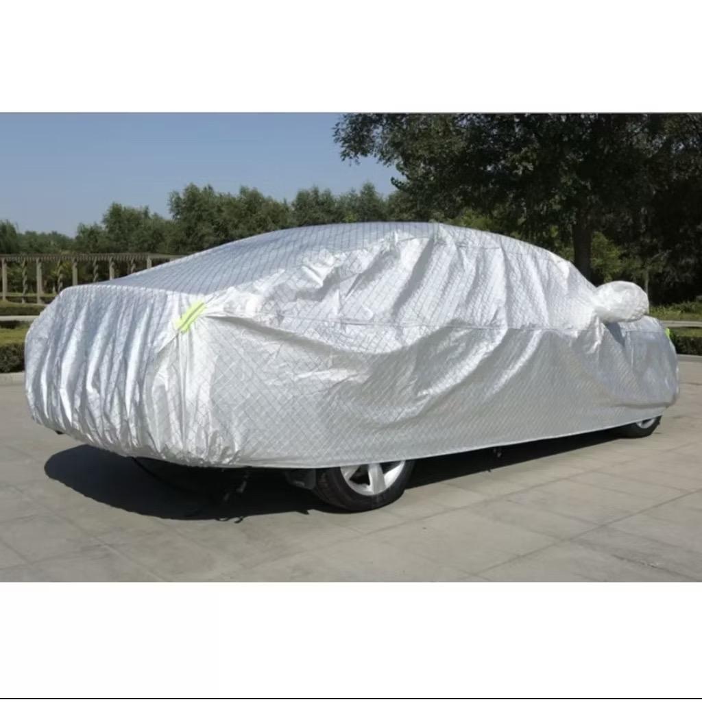 Bạt Phủ ô tô che nắng 3 lớp tặng kèm 1 khăn lau xe và 2 viên sủi rửa kính