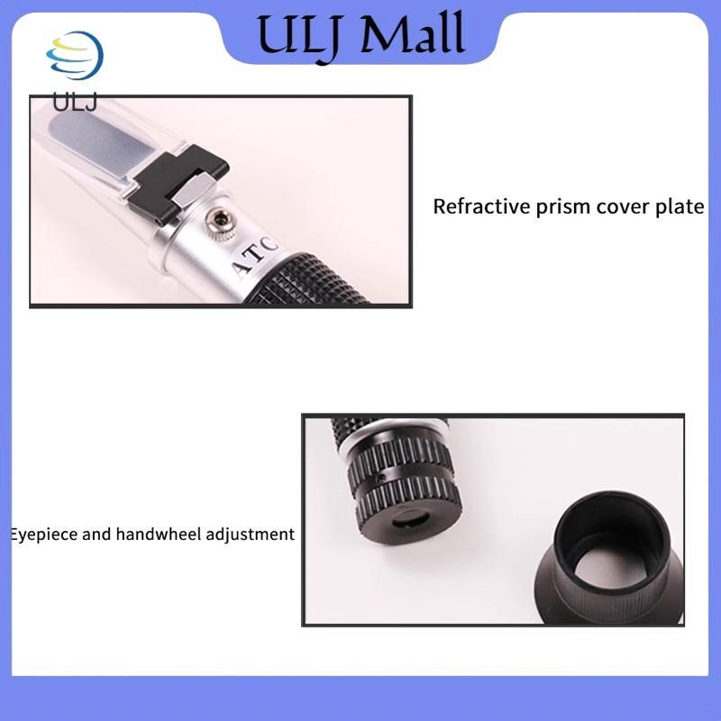 Máy đo khúc xạ Glycol cầm tay ULJ Chống đông ô tô 1-1.4 Công cụ kiểm tra chất làm mát động cơ axit pin Máy kiểm tra khúc xạ chất lỏng ATC.
