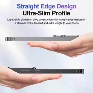 [JLK] Ốp Lưng Khung Kim Loại Nhôm Nhẹ Sang Trọng Cho Samsung S26 Ultra S26 Plus S26 Ốp Lưng Ống Kính Hợp Kim Bảo Vệ Mặt Sau Phụ Kiện