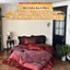 Bộ vỏ chăn ga gối 4 món chất liệu cotton satin cao cấp Memminbedding luxury mang lại cảm giác mềm mại