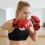 1 Đôi Găng Tay Tập Luyện, Găng Tay Đấm Bốc Đa Năng Nửa Ngón, Đệm Da Bền Găng Tay Kickboxing Chuyên Nghiệp Cho Người Lớn Sanda Boxing UFC Huấn Luyện