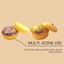 NORDICLLIFE Bánh bao Đồ chơi Squishy, Mềm mại có khả năng phục hồi chậm hấp Nhồi bông Squishy Pinch Le, Fidget Long lanh với Steamer Squishy Đồ chơi thư giãn