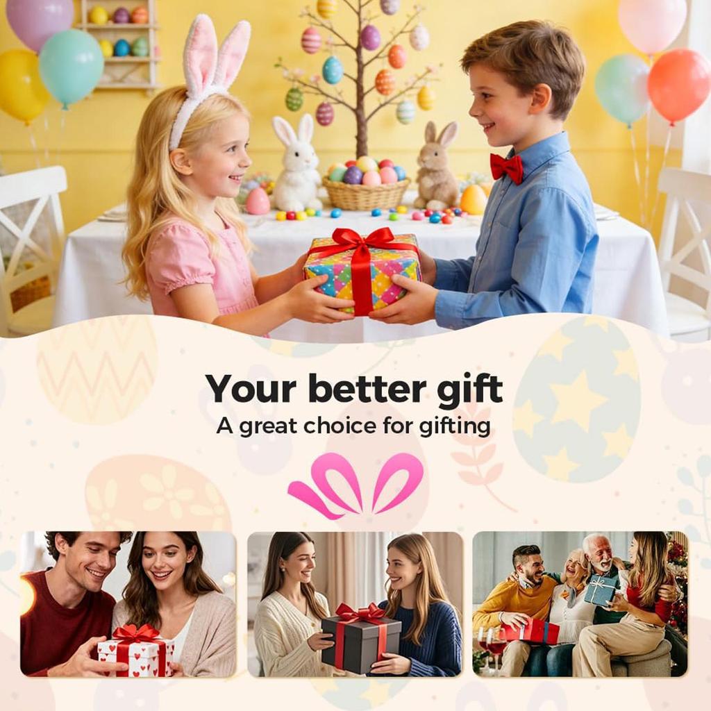 Giỏ lễ Phục sinh nhồi bông, đồ chơi bóp thỏ cà rốt Phục sinh wipqsvn