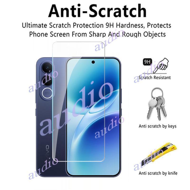 Phim bảo vệ toàn màn hình bằng kính cường lực Vivo V70 FE 5G 2In1 có bảo vệ ống kính máy ảnh cho vivo V70 FE Elite VivoV70 FE 5G Phim bảo vệ màn hình điện thoại Vivo V70FE 5G