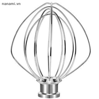 [nanami] HOT K45WW 6 dây Whip Attachment KitchenAid cho máy trộn đứng đầu nghiêng cho đầu bếp Máy trộn đánh trứng cho máy đánh kem nặng trứng [VN]