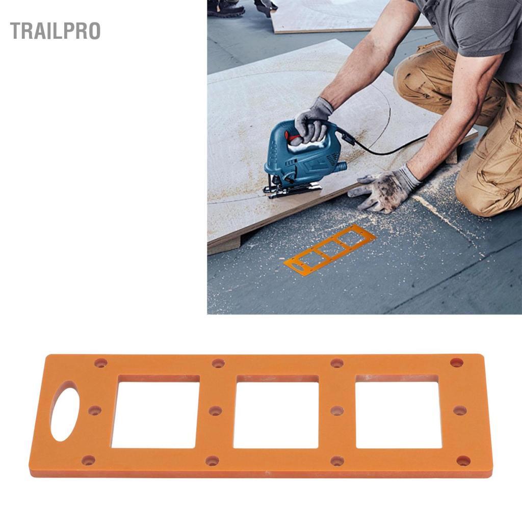 TrailPro Công tắc mở ổ cắm Mẫu hộp lỗ Bảng gỗ tạo rãnh cho chế biến gỗ