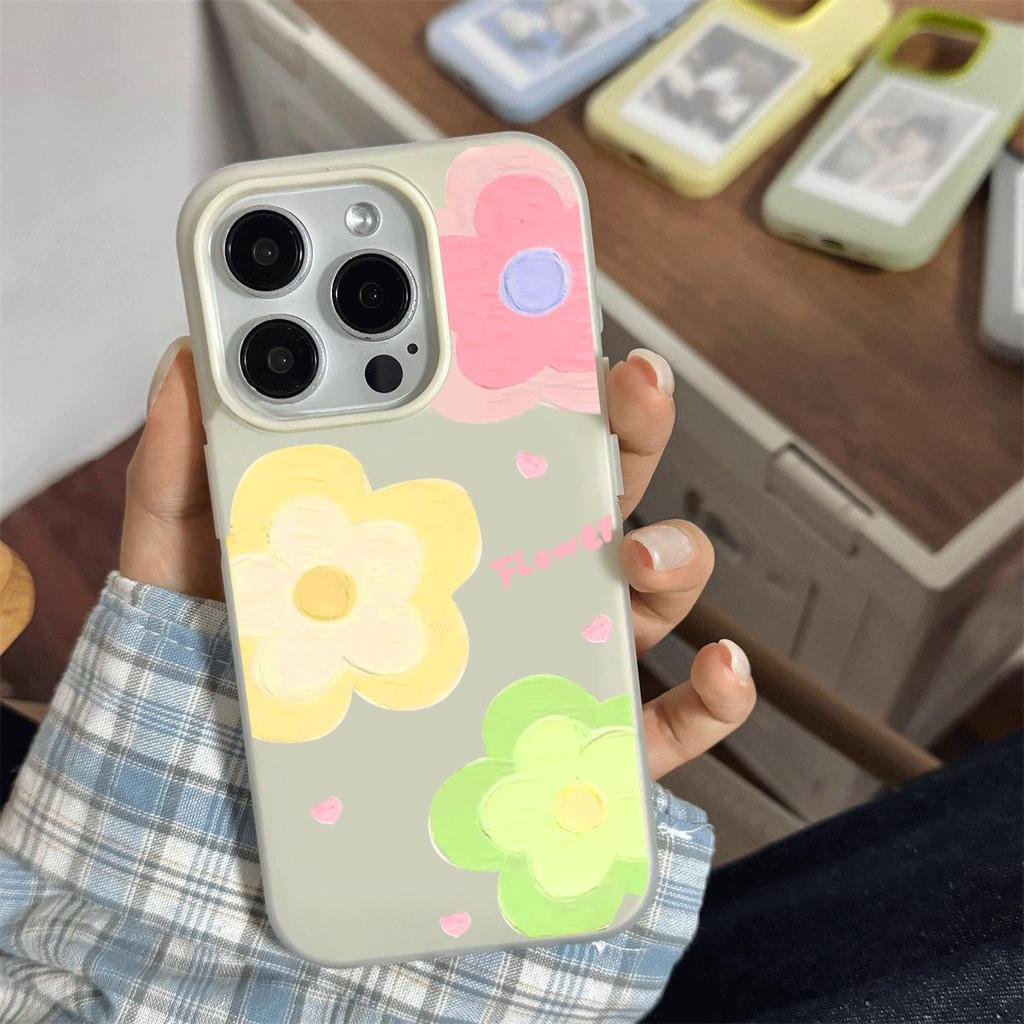 Mác áo hoa hoa phù hợp với 16 vỏ điện thoại iPhone 17 Air, hai trong một, 14/13/11 Pro