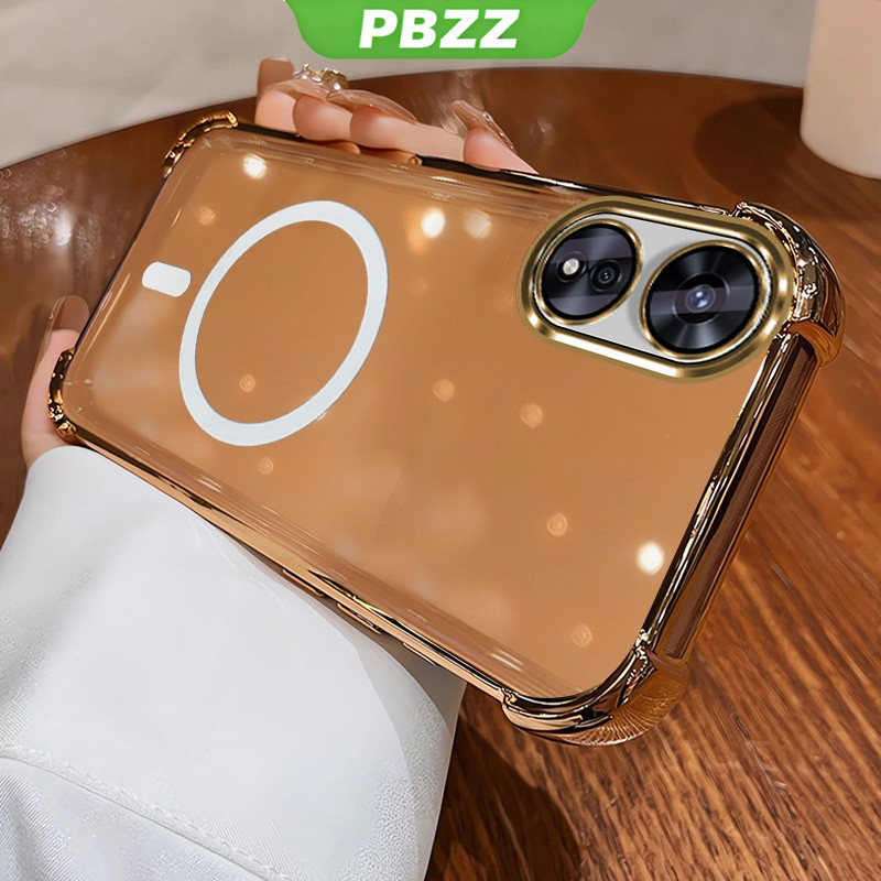 Ốp Lưng Cho OPPO Reno 8t A98 A78 A58 A17 A17K 5G A38 A60 A18 4G Vỏ Điện Thoại Vỏ Mềm Silicon Chống Sốc Thiết Kế Mới Thẩm Mỹ Rõ Ràng Với Từ Tính Không Dây SJBSWX11