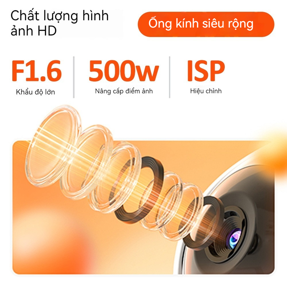Kết nối WiFi Camera an ninh nhà thông minh IP Camera Baby/Pet/Nanny  Gọi Video Trực Tiếp Đàm Thoại 2 Chiều