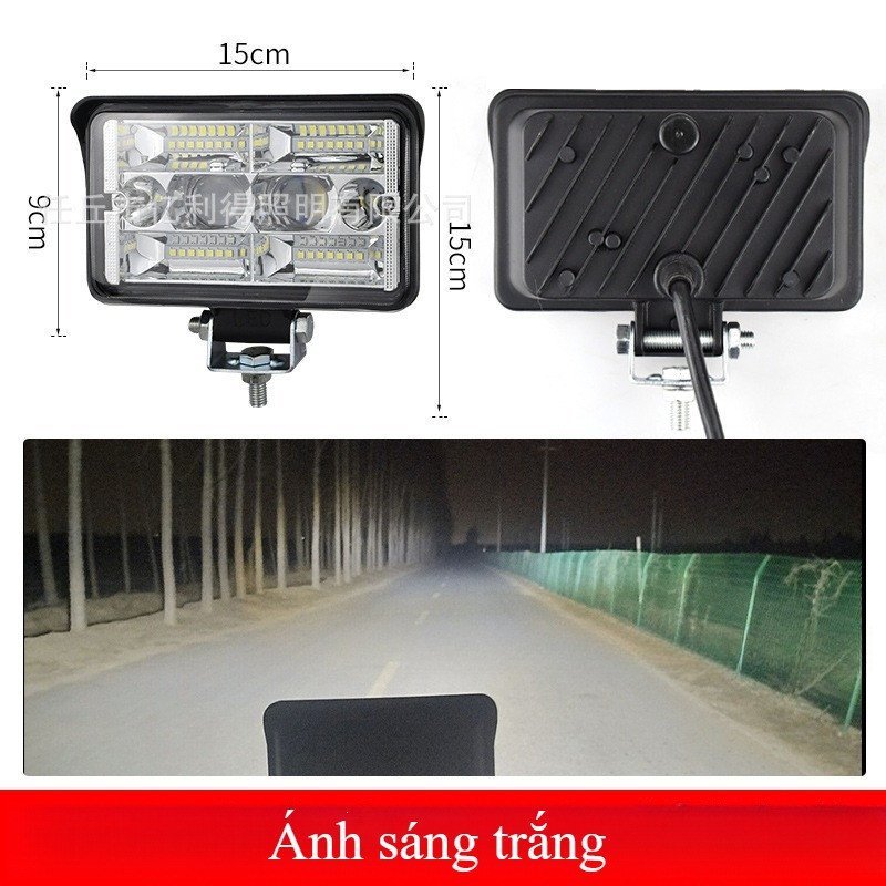 Đèn LED ô tô làm việc IP67 chống thấm ánh sáng 6500K trắng vàng dễ lắp đặt cho nhiều loại xe