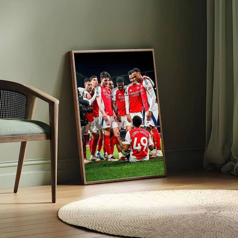 Arsenal FC Bóng Đá Canvas Poster Chống Thấm Nước Không Khung Nghệ Thuật Treo Tường Cho Phòng Ngủ Ký Túc Xá Thanh Cafe Trang Trí