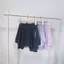 BORAGETE Yoga Skorts, Quần váy giả hai mảnh chống phơi sáng nhanh khô, tích hợp túi thun lưng cao đi xe đạp Skorts Tập luyện quần vợt