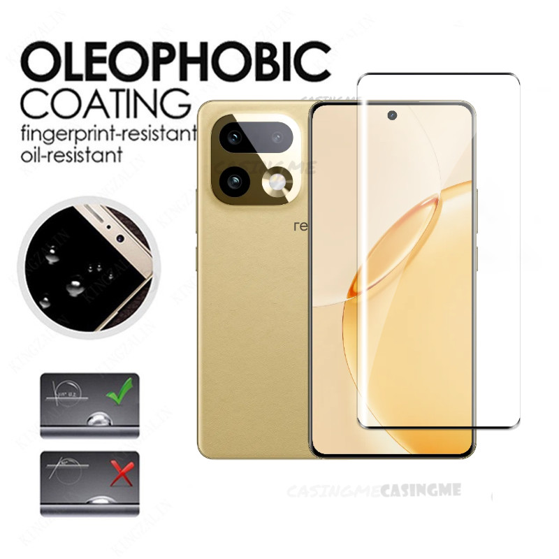 Realme 16 Pro + 5G 2026 Phim Bảo Vệ Màn Hình 2 Trong 1 Cho Realme 16 Realme16Pro + Realme16 16Pro + 16x 16T Pro Plus + 4G 5G 2026 Full Cover Kính Cường Lực Mặt Trước Ống Kính Mặt Sau