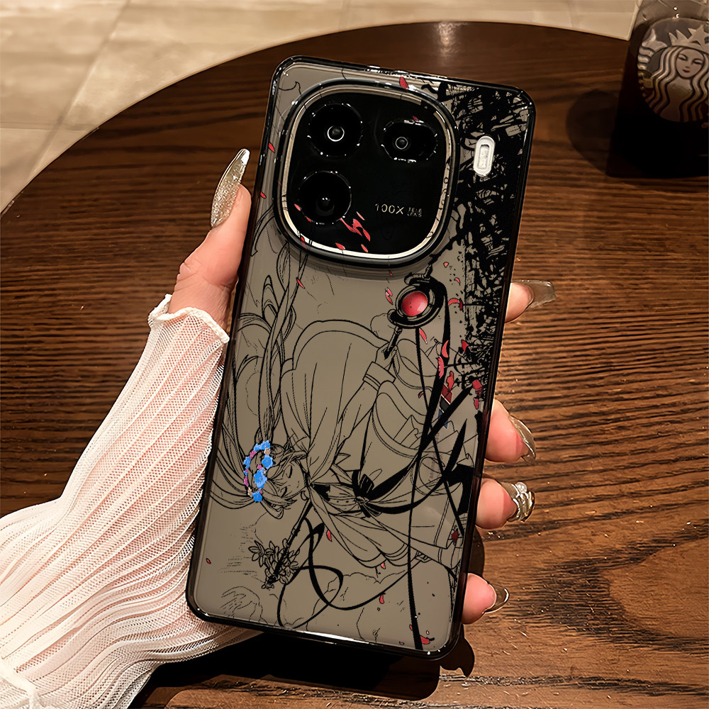 Ốp Điện Thoại Trong Suốt Mềm Anime FRIEREN Cho iQOO 15 / 13 / 12 Neo 11 / Neo 10 Z9 Z10 Z11 Turbo / Z10 Turbo + Neo 9 Z9X Z8X ‌Bảo vệ Camera Vỏ iQOO chống sốc