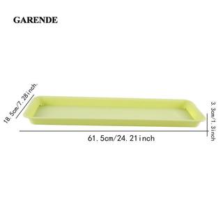 Garende Đĩa Thực Vật PP Lớn Hình Chữ Nhật Chậu Trồng Khay Hoa Chậu Nước Nhỏ Giọt Khay Cho Ban Công Sân Vườn Trang Trí Văn Phòng