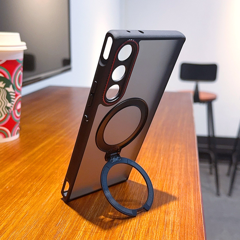 Dành Cho Nubia Cho Red Magic 10 Air Phone Case Sáng Tạo Leica Red Circle Matte Skin Feel Bao Gồm Tất Cả Chống Sốc Cạnh Mềm Rot