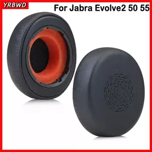 YRBWD 2 Miếng Đệm Tai Nghe, Phụ Kiện Thay Thế Xốp Mềm Cho Jabra Evolve2 50 55
