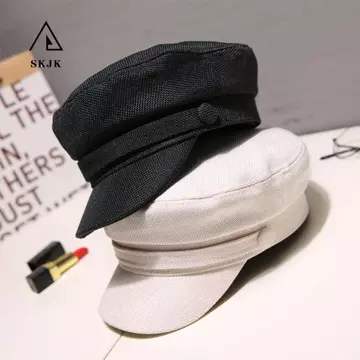 Needway Nữ Mũ Nữ Mùa Hè Nón Hình Bát Giác Phẳng Mũ Xuân Thu Cotton Nữ Hải Quân Mũ Nữ Cho Nữ Mũ Nón Người Phụ Nữ