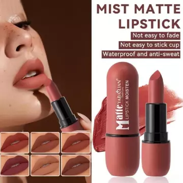Velvety Mist Lipstick Kết cấu Lock-in Công nghệ trang điểm Misty Kiss Lock Color Matte Lipstick
