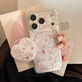 [Sheren] Ốp Điện Thoại Mèo Nghiền Bé Gái Thích Hợp Cho i17 16 15 14 13 12 11 pro max Vỏ Bảo Vệ Chống Sốc
