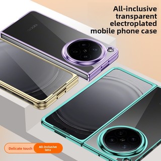 Ốp bảo vệ mạ điện trong suốt mỏng sang trọng cho OPPO Find N6 oppo find N5 N3 Slim Ultra Thin Vỏ điện thoại mềm