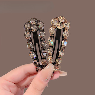 Kẹp Tóc Retro Thời Trang Hàn Quốc - Hoạ Tiết Giọt Nước & Kim Cương - Phù Hợp Nhiều Kiểu Tóc