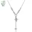Mặt dây chuyền ngôi sao sáu điểm bằng bạc với đá zircon - Quà tặng đẹp cho tiệc và trang sức đám cưới
