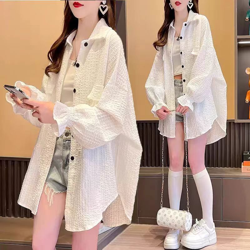 Áo khoác chống nắng cỡ lớn dành cho nữ, mặc ngoài trời mùa hè, sản phẩm mới thoáng khí, điều hòa,vải Satin mềm