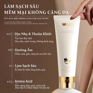 sữa rửa mặt dịu nhẹ dưỡng ẩm kiểm soát dầu không làm khô da phù hợp da nhạy cảm mọi loại da gia đình