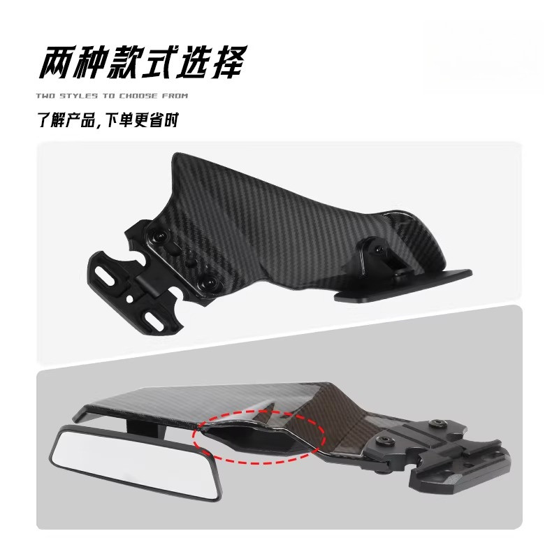 DÀNH CHO KAWASAKI ZX4R ZX4RR ZX10R ZX25R Xe Máy Cánh Gương Gấp Phía Sau Gương Thể Thao Nhôm CNC Có Thể Điều Chỉnh