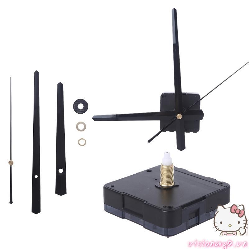 Tầm nhìn DIY Đồng hồ treo tường thạch anh Cơ chế chuyển động có tay Trục dài Bộ im lặng Hoạt động Bộ phận sửa chữa