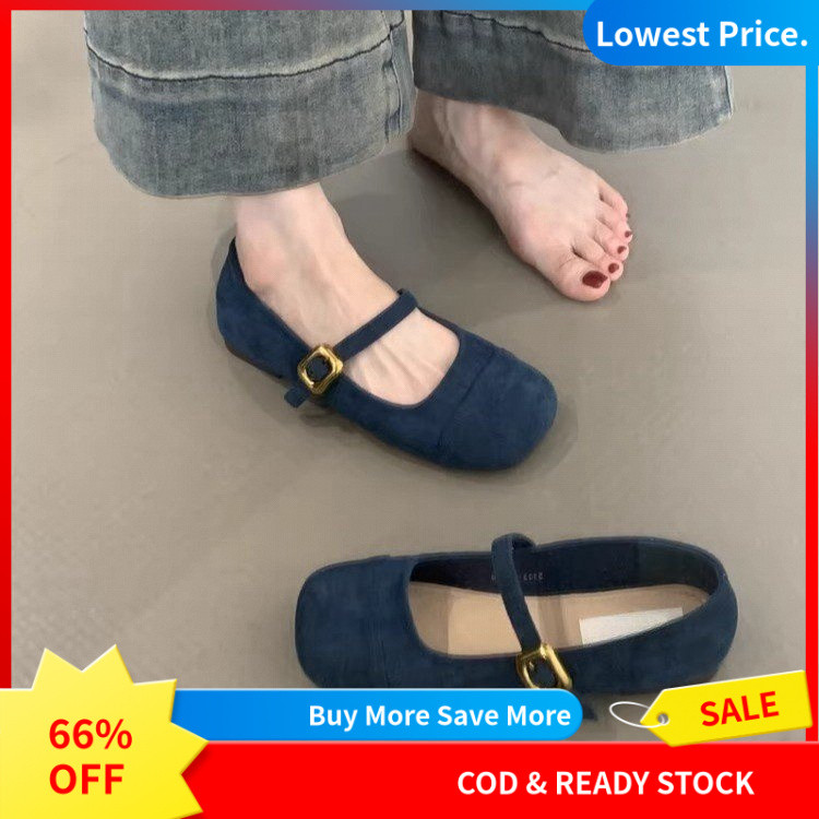 Nhẹ Nhàng Cổ Tích Phong Cách Mary Jane Giày Mùa Thu 2026 Pháp Thanh Lịch Phù Hợp Với Đầm Nông Miệng Dây Đeo Đơn Giày