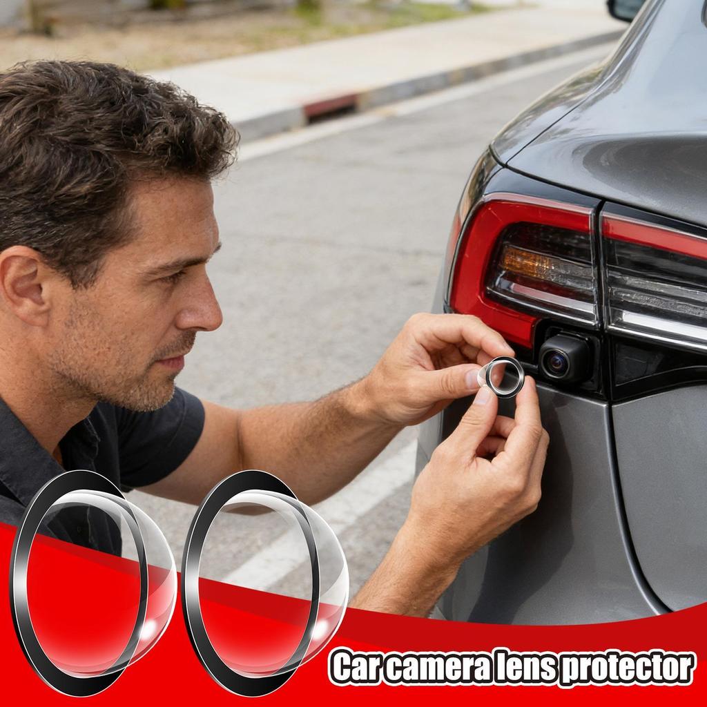 Vỏ camera quan sát phía sau ô tô Keo dán bảo vệ 2 mảnh Máy ảnh phía sau ô tô Vỏ mưa abrtedvn