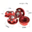 4 17mm Kim Loại Lục Giác Bánh Xe Hạt 1.25 Chủ Đề Chống Bụi Chống Trượt Chống Trơn Trượt Cho Traxxas X-Maxx Summit E-Revo Sledge Buggy Xe Tải