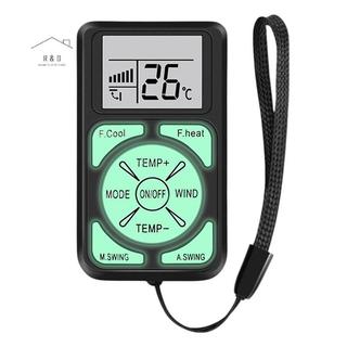 RO > Mini Di Động Dạ Quang Đa Năng LCD A / C Điều Khiển Từ Xa Phát Sáng Trong Bóng Tối Với Tất Cả Các Điều Hòa Chính Mới