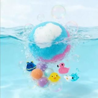 Bom tắm trẻ em ITRUMPET, Bom tắm làm dịu chủ đề đại dương với, Spa đổi màu với đồ chơi Bộ bóng muối tắm