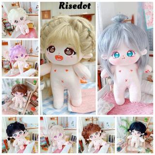 Búp bê Cotton RISEDOT 20cm, có thể đặt thành hình búp bê sang trọng hoạt hình, Đồ chơi nhồi bông mềm mại bền bỉ Anime sang trọng dễ thương