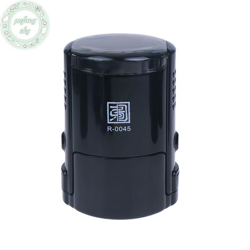 PUSKY Có Thể Tùy Chỉnh Tự Mực Tem 25 / 30 / 40 / 50mm Tròn Kích Thước Lớn Tự Mực Văn Bản Tùy Chỉnh Tem VN