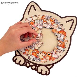 [HAW] 1 Bộ Ghép Hình Giảm Căng Thẳng Động Vật Chó Mèo Chủ Đề Gấu Hoạt Hình Đồ Chơi Xếp Hình Bằng Gỗ Để Trang Trí Nhà Đồ Chơi Giáo Dục Vui Nhộn Quà Tặng VN