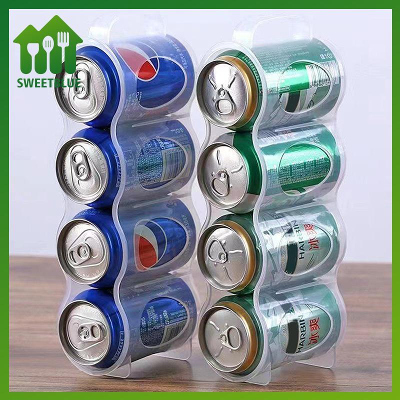 SWEET 4 Lỗ Nước Giải Khát Soda Uống Có Thể Tổ Chức Ras Tủ Lạnh Uống Chai Bia Làm Lạnh Kệ Nhà Bếp Hộp Bảo Quản n