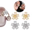 Phụ kiện kẹp tai Yoo Zircons hình hoa anh đào để phát biểu thời trang