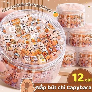 Nắp Bút Chì Cao Cấp 36 Chiếc， Bộ Đầu Bút Chì Mini Hoạt Hình Đa Dạng， Công Cụ Bảo Vệ Bút Chì Cho Học Sinh