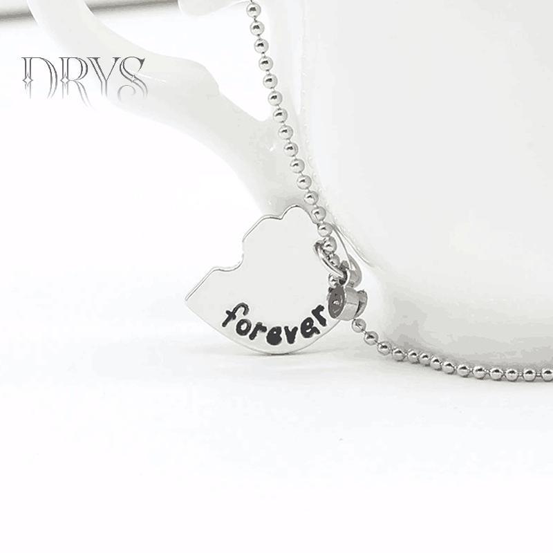 (TFT) Bộ 3 Mặt dây chuyền nối hình trái tim - Trang sức tình bạn cho cặp đôi mới