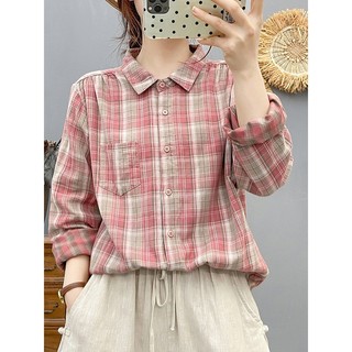 [Hàng có sẵn] Áo sơ mi nữ 100% cotton chất lượng cao