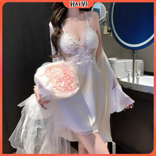 Gợi Cảm Bộ Đồ Ngủ Sling Cho Nữ, Chất Liệu Ren Thoáng Mát Mùa Hè