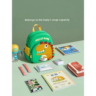 balo nữ girl phố màu hồng Bé Trai Vịt Vàng Bé Gái Siêu Dễ Thương 2 Tuổi Mẫu Giáo Schoolbag
