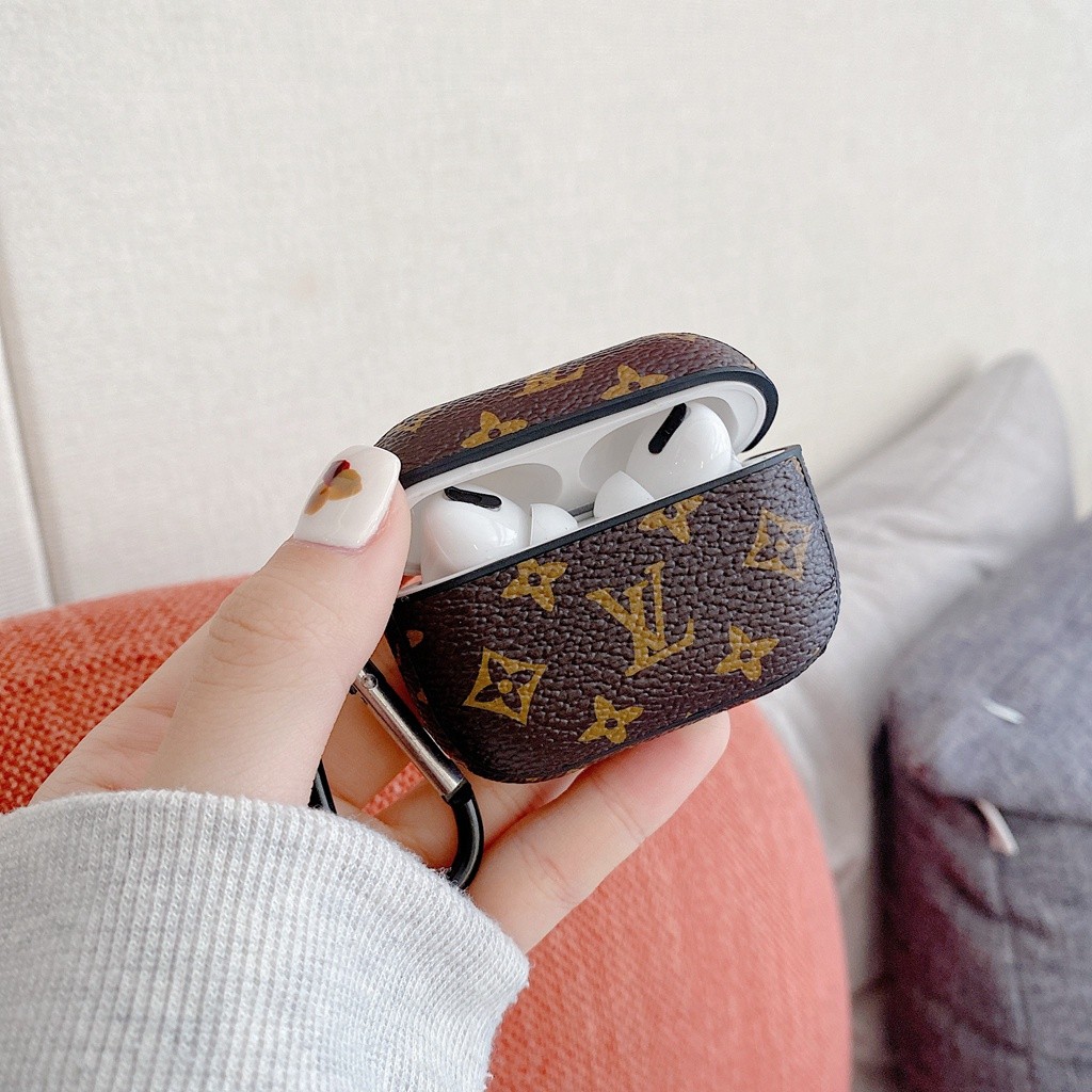 Vỏ bọc ốp tai nghe AP 1/2/3/4/5/PRO/PRO2 chất liệu da sần siêu chất sang trọng cute