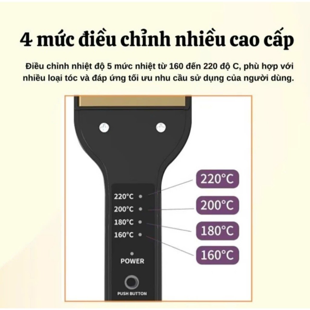 Máy Dập Xù Tóc KEMEI 332, Chức năng dập xù, bấm xù , bấm mè tạo kiểu tóc làm phồng chân tóc bản to
