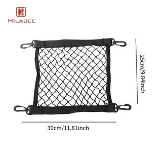 Hilabee Giỏ xe đạp lưới co giãn đa năng, phù hợp cho xe máy và xe cắm trại